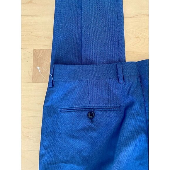 Soul Of London BNWOT stretch pants Trousers sz 33 Reg blue dress pants - Picture 7 of 7